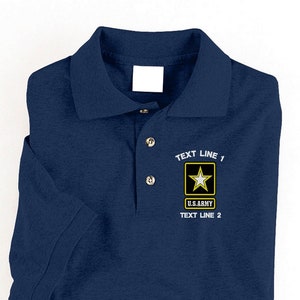 US Army Embroidered Polo Shirt  #270