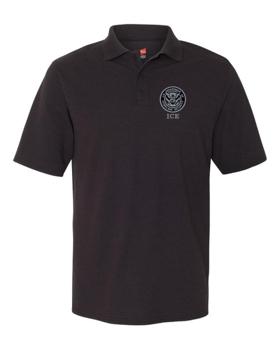 Homeland Security ICE Embroidered Polo Subdued Logo Med. 6XL | Etsy