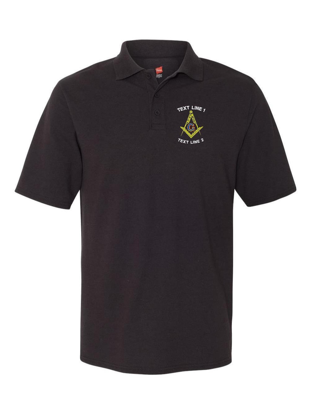 Mason / Masonic Lodge Square & Compass Embroidered Polo Shirt - Etsy