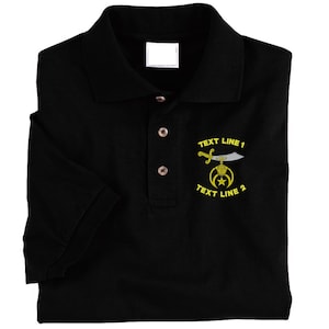 Shrine / Shriner Embroidered Polo Shirt  #088