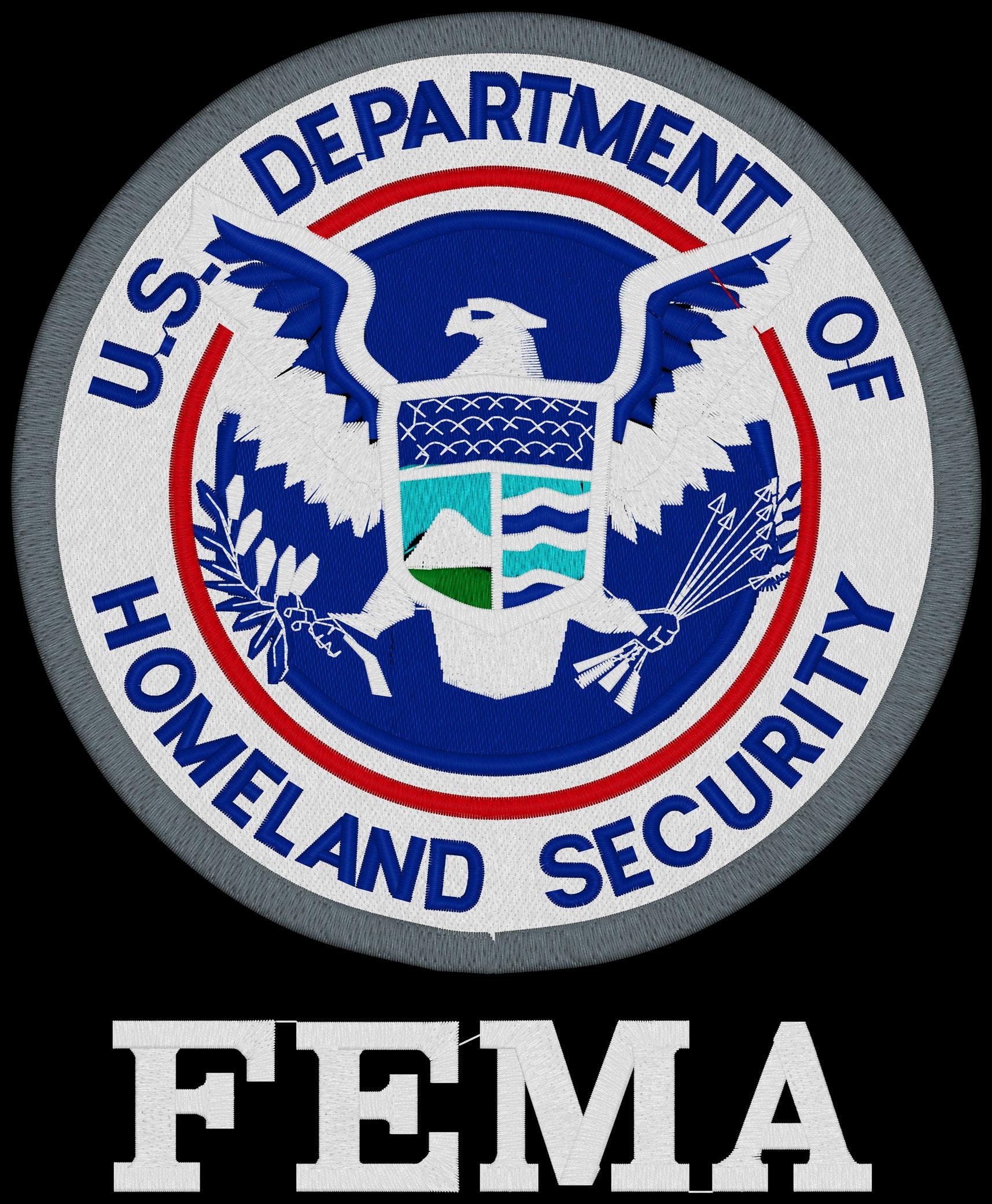 FEMA Full Color or Black &amp; Gray Logo Fleece Full Zip Hoodie - Etsy