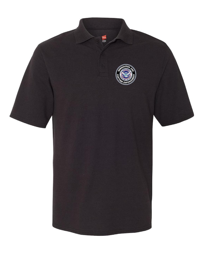 ICE Homeland Security Polo Embroidered M-6X 697-055P - Etsy