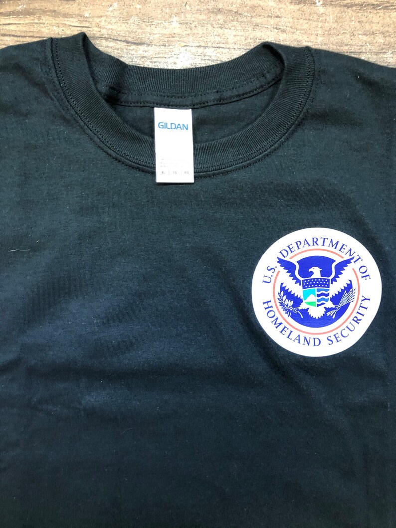 Homeland Security DHS Logo Tee Printed logo | Etsy