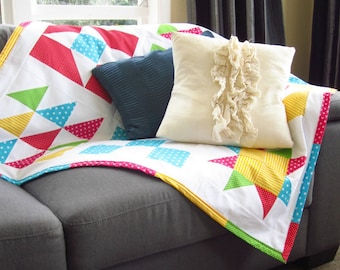 Quilted Blanket Tutorial. Beginner Level E-Course