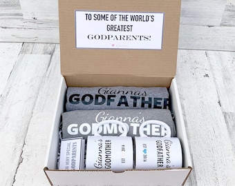 Godparents Box - Personalized Godparents Gift - Greatest Godparents Box