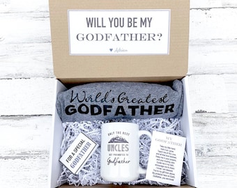 Godfather Box - Personalized Godfather Gift - Will you be My Godfather Box