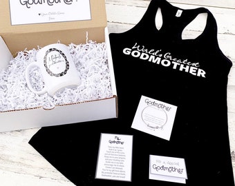 Godmother Gift - Godmother Box - Godmother Proposal - Personalized Godmother Gift - Will you be My Godmother Box