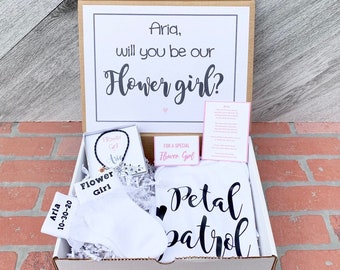 Flower Girl Gift - Flower Girl Proposal - Will you be my Flower Girl - Gift Box