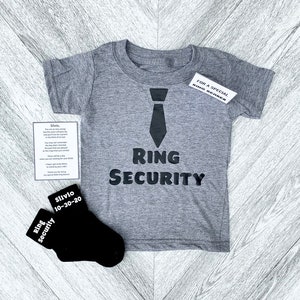 Ring Bearer Gift Set - Ring Security - Ring Bearer Proposal - Will you be my Ring Bearerer - Gift Box