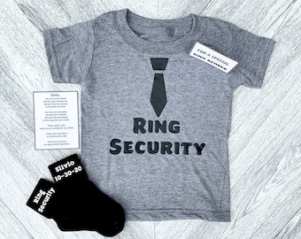 Ring Bearer Gift Set - Ring Security - Ring Bearer Proposal - Will you be my Ring Bearerer - Gift Box