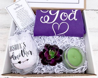 Godmother Gift - Godmother Box - Godmother Proposal - Personalized Godmother Gift - Will you be My Godmother Box