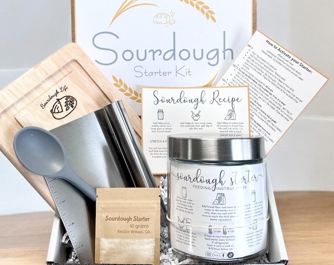 Dehydrated Sourdough Starter Kit: Bread Making Set