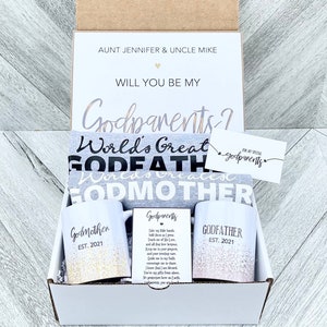 Godparents Box - Personalized Godparents Gift - Greatest Godparents Box