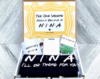 Nina Gift Set - Nina gift Box - Nina Proposal - Personalized Nina Gift - Will you be My Nina Box - I’ll be there for you