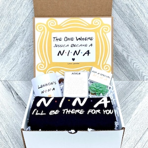 Nina Gift Set - Nina gift Box - Nina Proposal - Personalized Nina Gift - Will you be My Nina Box - I’ll be there for you