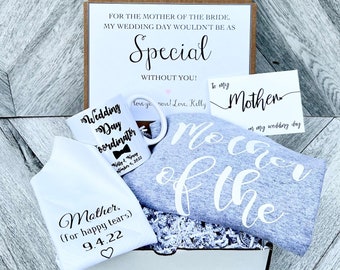 Mother of the Bride Gifts - Handkerchief, Happy Tears- MOB Mug, Mother of Bride Shirt