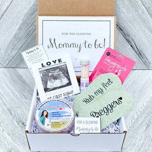 Mommy to Be Gift Set - New Mommy Spa Set - Love at First Sight Sonogram Gift -  Soon to Be Mommy Set