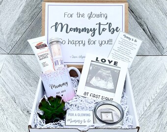 Mommy to Be Gift Set - New Mommy Spa Set - Love at First Sight Sonogram Gift -  Soon to Be Mommy