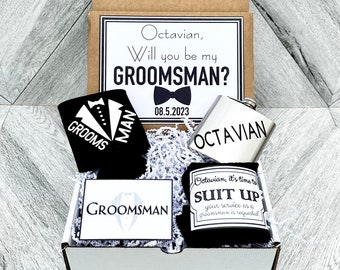 Groomsman Gift Boxes - Thank you for being my Groomsman - Proposals - Will you be my Groomsman Gift Box - Personalized Groomsman Gifts