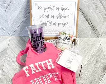 Have Faith Box - Personalized Get Well Soon Box - Faith Box - Christian Gifts - Feel Better Box - Faith Hope Love