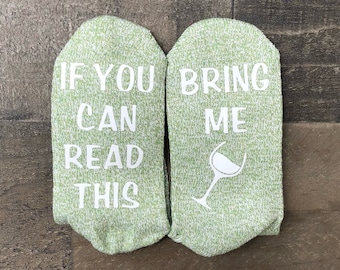 Mother's Day Socks - Wine Lover Socks - Funny gift for mom - Mom wine socks - Cute Mothers Day Gift Idea