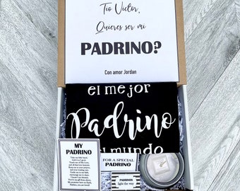 Padrino Box - Personalized Padrino Proposal Gift - Will you be My Padrino Box