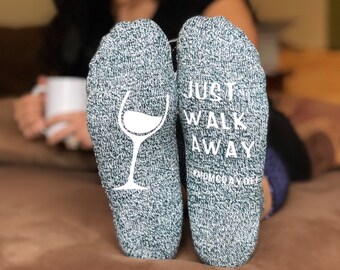 Mother's Day Socks - Wine Lover Socks - Funny gift for mom - Mom wine socks - Cute Mothers Day Gift Idea