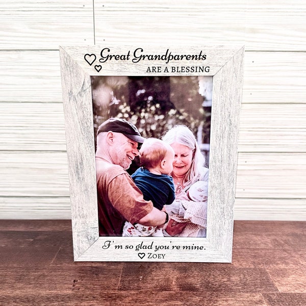 Great Grandparents Picture Frame Etsy