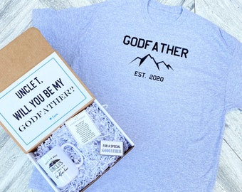 Godfather Box - Personalized Godfather Gift - Will you be My Godfather Box