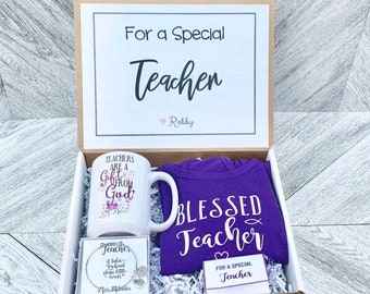 Teacher Gift Box - Personalized Teacher Gift - Christian Teacher - Catholic Teacher Gift