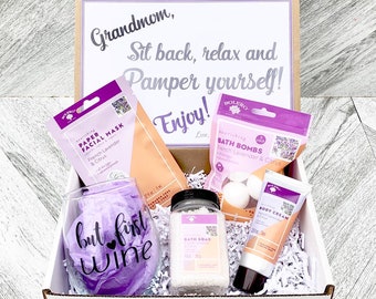 Grandmother Spa Gift Set - Spa gift box with French Lavender and Citrus