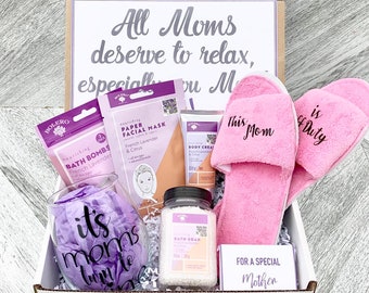 Mom Spa Gift Set - Pamper Yourself Spa gift box with French Lavender and Citrus - Moms Day to Relax - This Mom is Off Duty