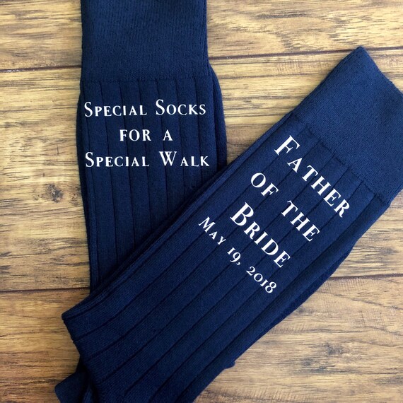 Father of the Bride Socks: Wedding Day Gift