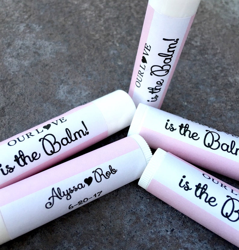 Our Love is the Balm Labels / Lip Balm Labels / Chapstick Etsy
