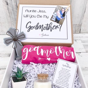 Personalised Godmother Magnetic Gift Box Australia