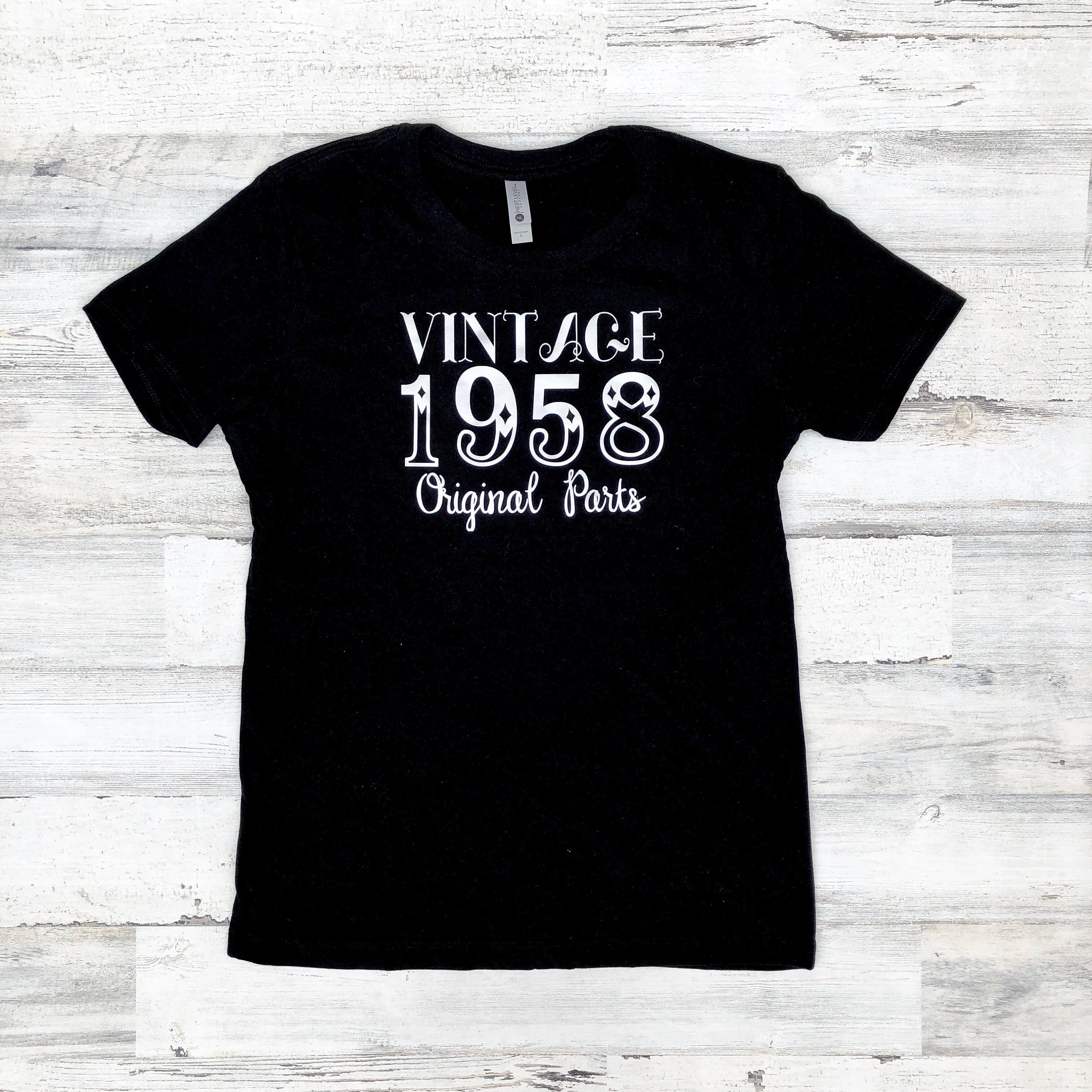Vintage Birthday Shirt - Original Parts - Funny Birthday Shirt Idea