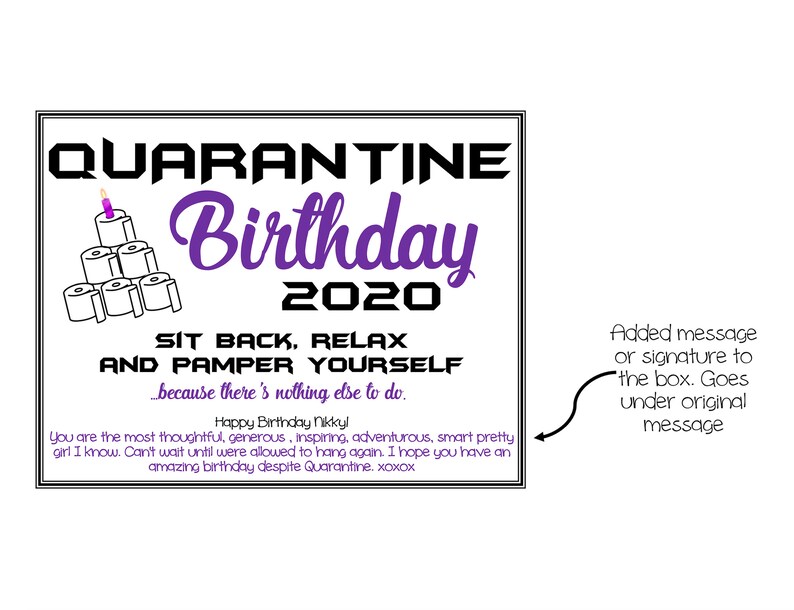 Quarantine Birthday Gift Spa Set Spa Gift Box With Etsy
