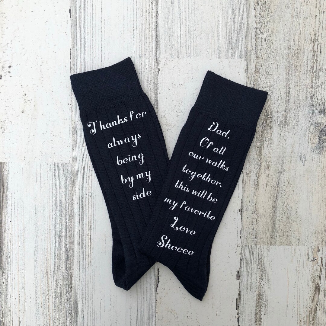 Customizable Dad of All Our Walks This One is My Favorite Socks for the ...