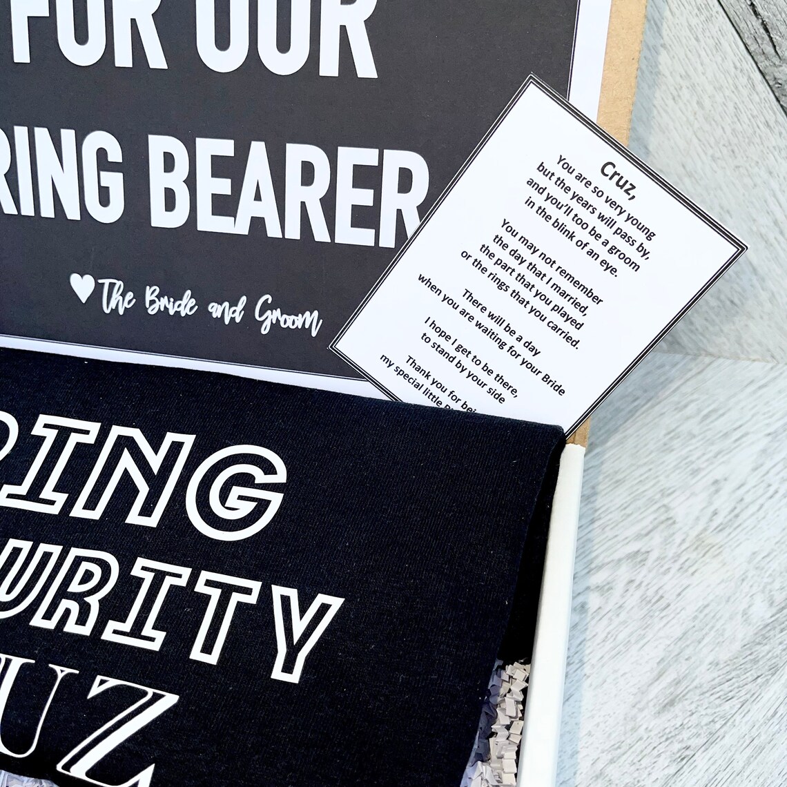 Ring Bearer Gift Set Ring Security Ring Bearer Proposal Etsy