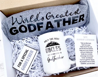 Godfather Box - Personalized Godfather Gift - Will you be My Godfather Box