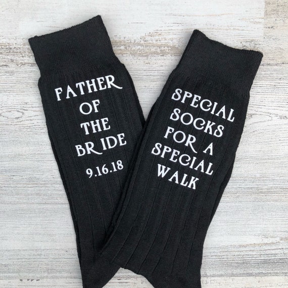 Father of the Bride Socks: Wedding Day Gift