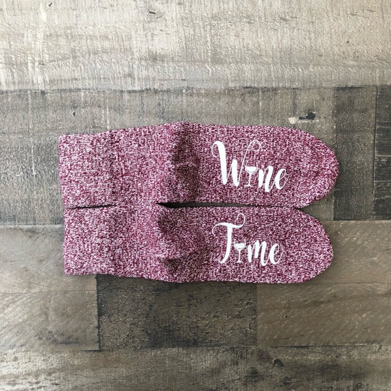 Mother's Day Socks - Wine Lover Socks - Funny gift for mom - Mom wine socks - Cute Mothers Day Gift Idea