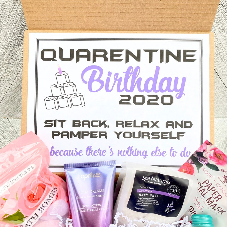 Quarantine Birthday Gift Spa Set Spa Gift Box With Etsy