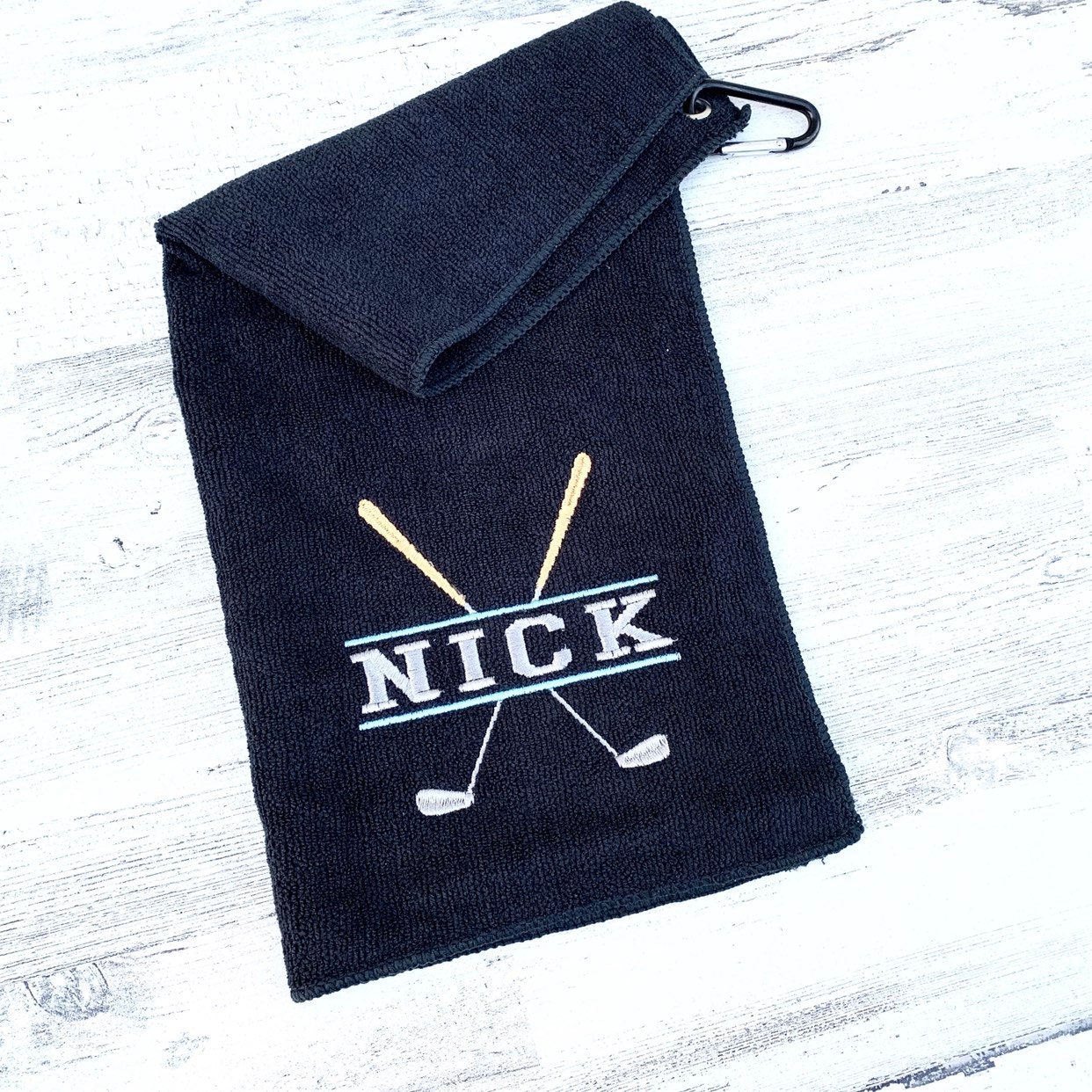 Golf Towel Personalized Embroidered Golf Towel Name embroidered