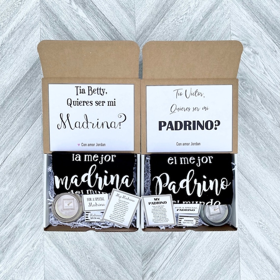 Personalized Padrinos Proposal Gift Box Set
