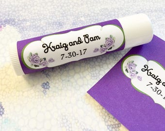 Lip Balm Labels Only / Chapstick Favors Bridal Shower / Baby Shower / Wedding Favors / Keep Save