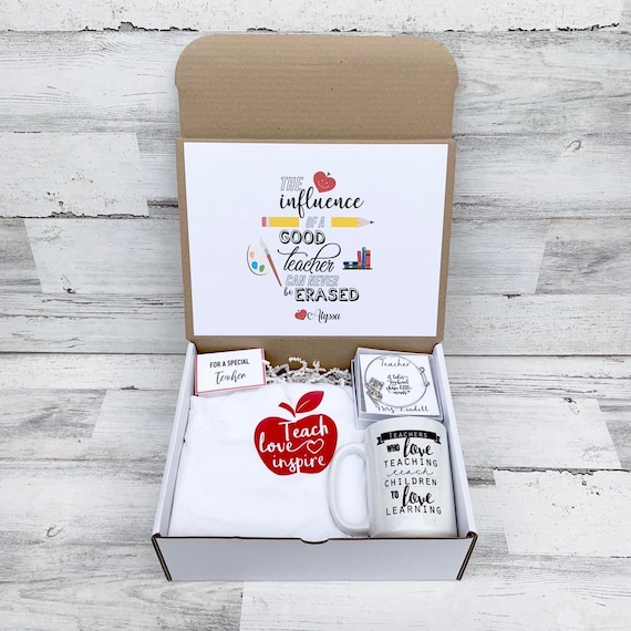 Teacher Gift Box Personalized Teacher Gift Teacher Gift Etsy