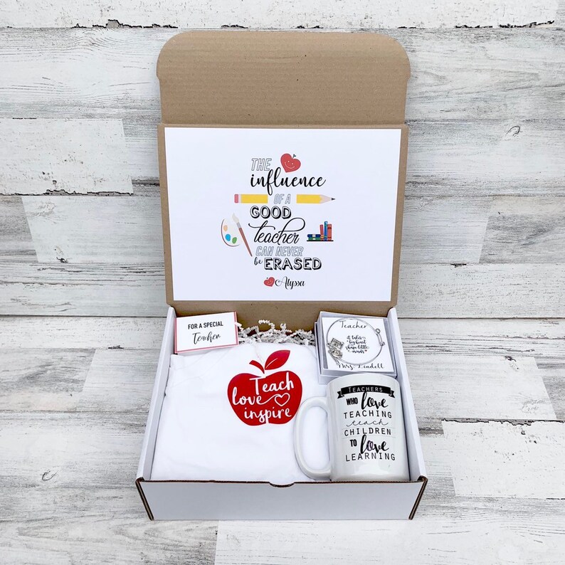 Teacher Gift Box Personalized Teacher Gift Teacher Gift Etsy