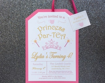 Little Girl's Pink Princess Tea Party