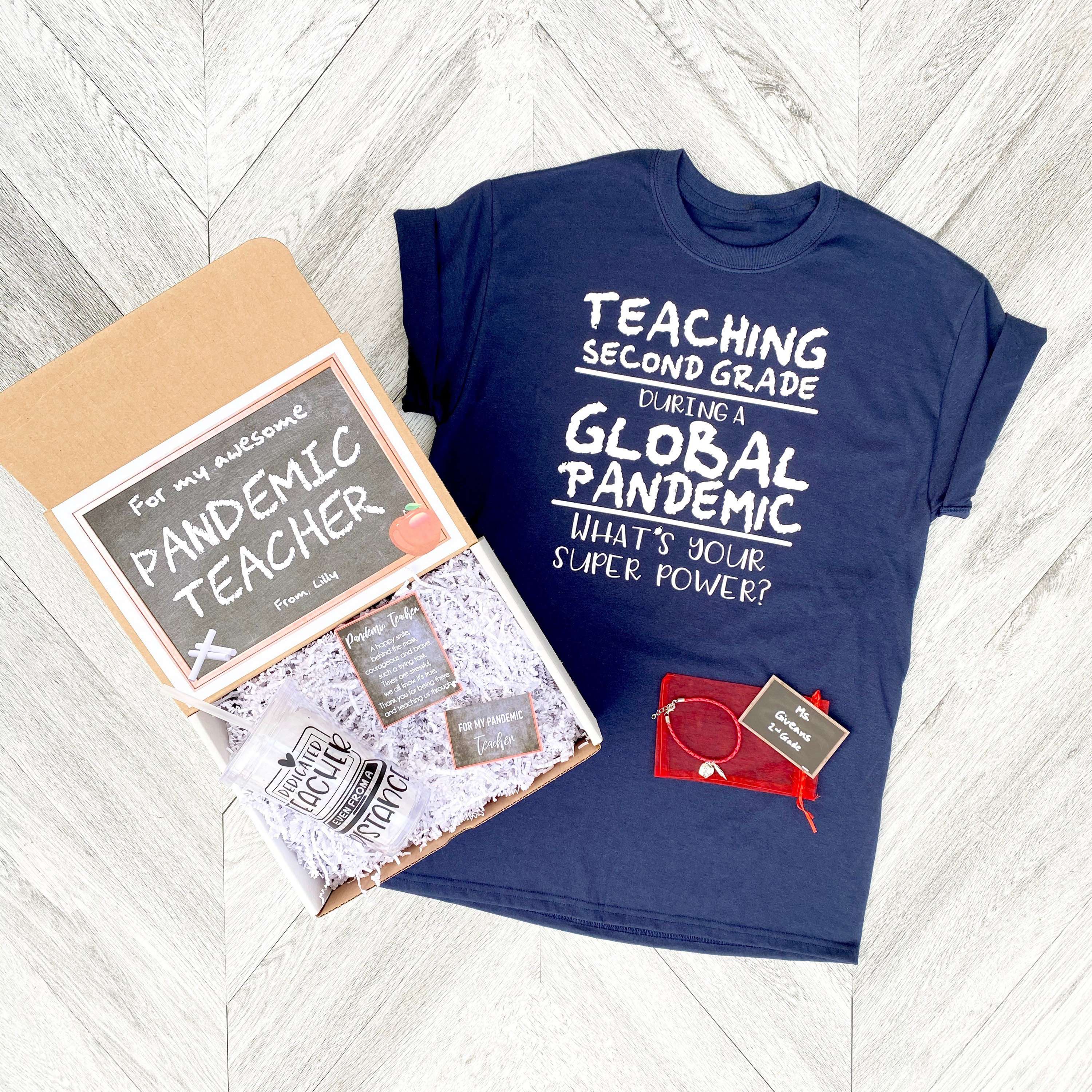 Pandemic Teacher Gift Box Personalized Teacher Gift Box Etsy UK